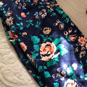 Kiyonna Floral Pencil Skirt